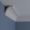 Ekena Millwork 4 3/4"H x 4 1/4"P x 6 1/8"F x 94 1/2"L, (1 1/8" Repeat), Cove Dentil with Bead Crown Moulding MLD05X05X06DE - alternate 10